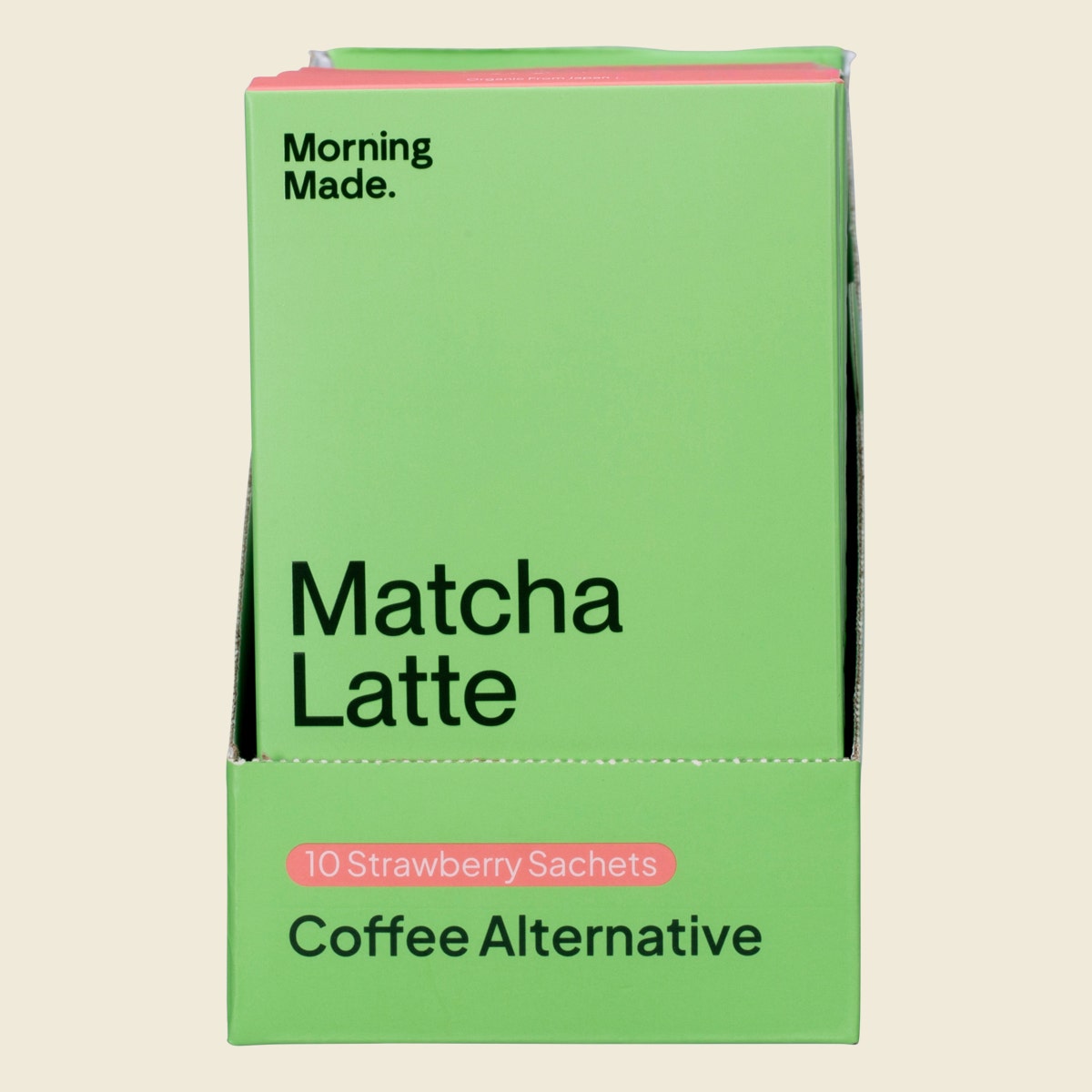 Morning Made Strawberry Matcha Latte Sachets 10x5g