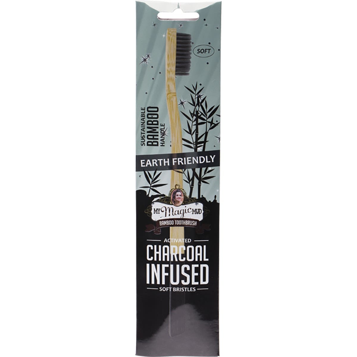 MY MAGIC MUD Bamboo Charcoal Toothbrush