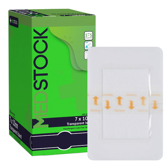 MEDSTOCK Transparent ISLAND DRESSING 7CMX10CM 100PK