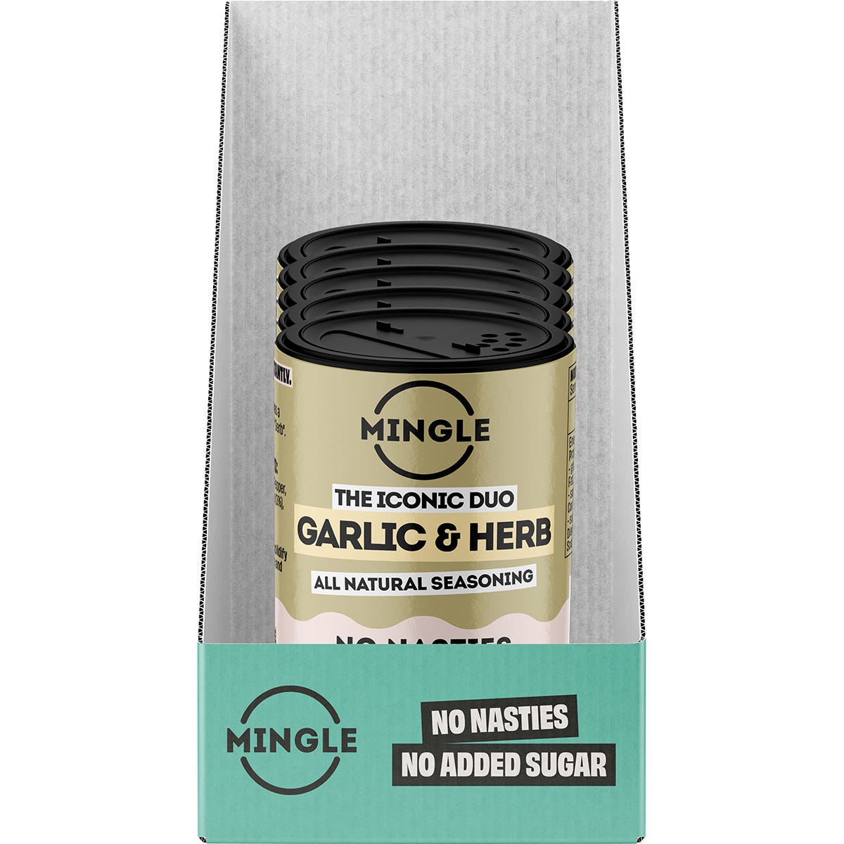 Mingle Garlic & Herb All Natural Seasoning 5x50g