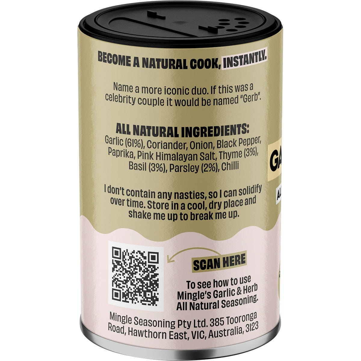 Mingle Garlic & Herb All Natural Seasoning 5x50g