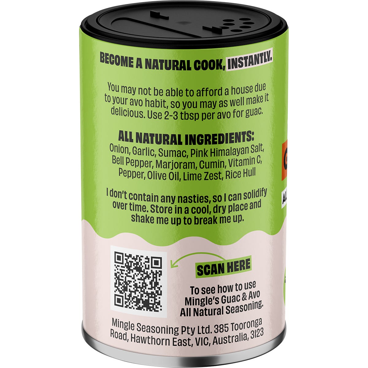 Mingle Guac & Avo All Natural Seasoning 5x45g