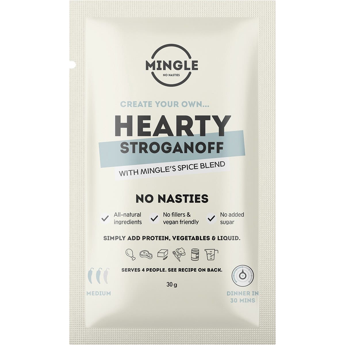 MINGLE Natural Seasoning Blend Hearty Stroganoff 12x30g
