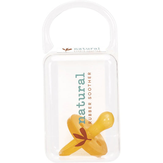 NATURAL RUBBER SOOTHERS Soother Small Rounded (0-3 Mths) 1