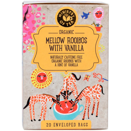 MINISTRY OF TEA Organic Mellow Rooibos with Vanilla Tea Bags 20pk