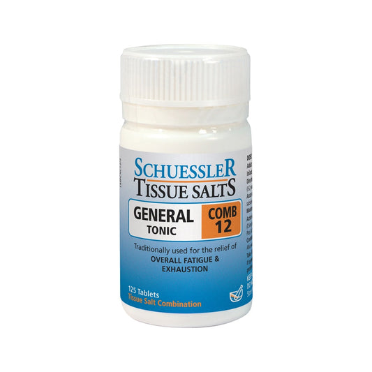 Martin & Pleasance Schuessler Tissue Salts Comb 12 (General Tonic) 125t