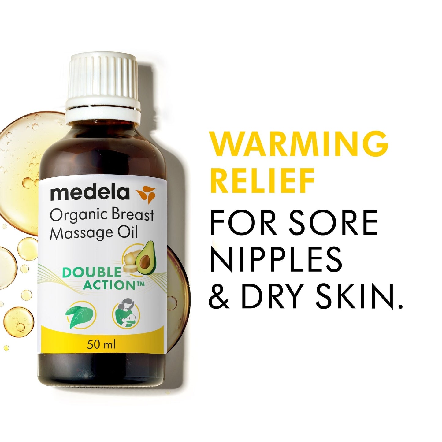 MEDELA Organic Breast Massage Oil 50ml