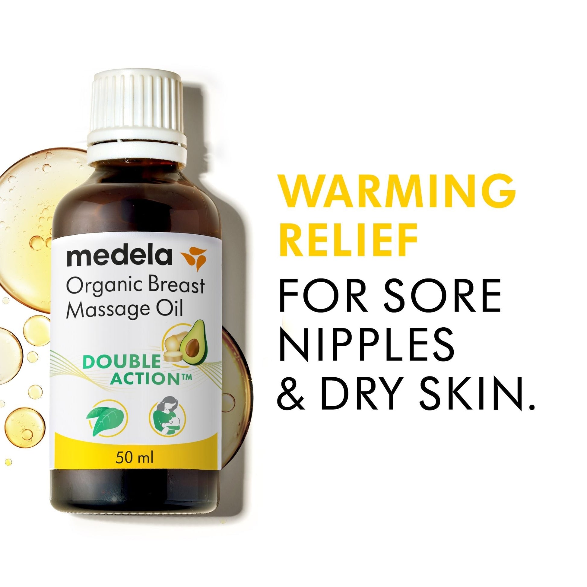 MEDELA Organic Breast Massage Oil 50ml