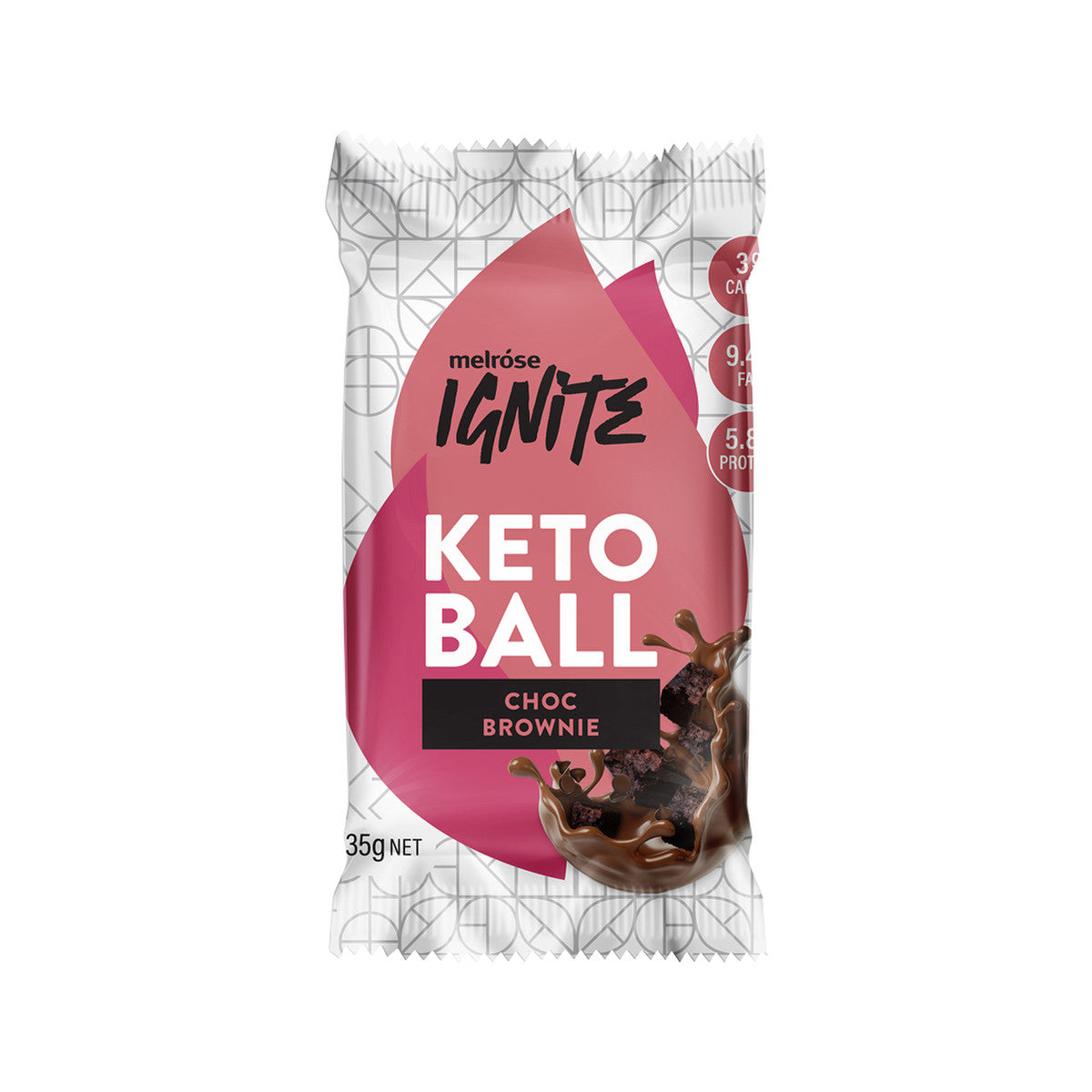 Melrose Ignite Keto Ball Choc Brownie 35g(Pack of 12)