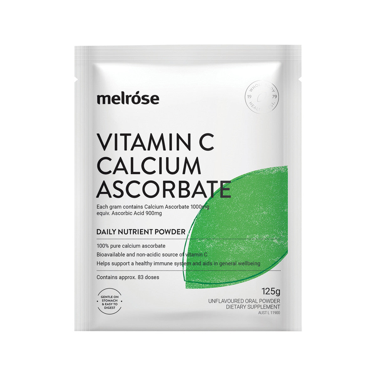 Melrose Vitamin C Calcium Ascorbate Oral Powder Sachet 125g