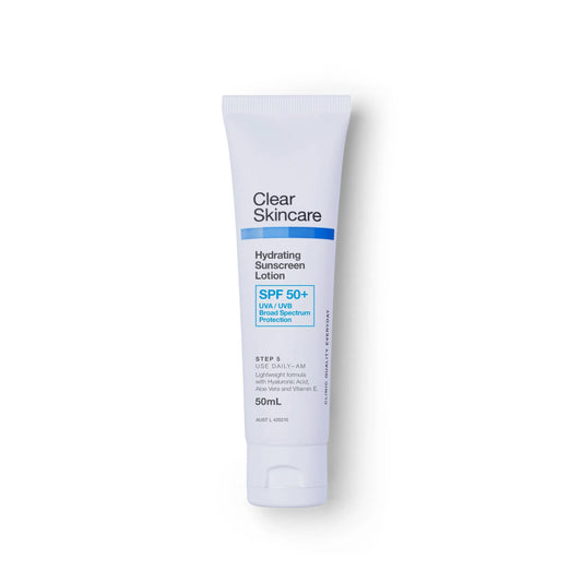 Clear Skincare Hydrating Sunscreen Lotion Spf50+ 50ml