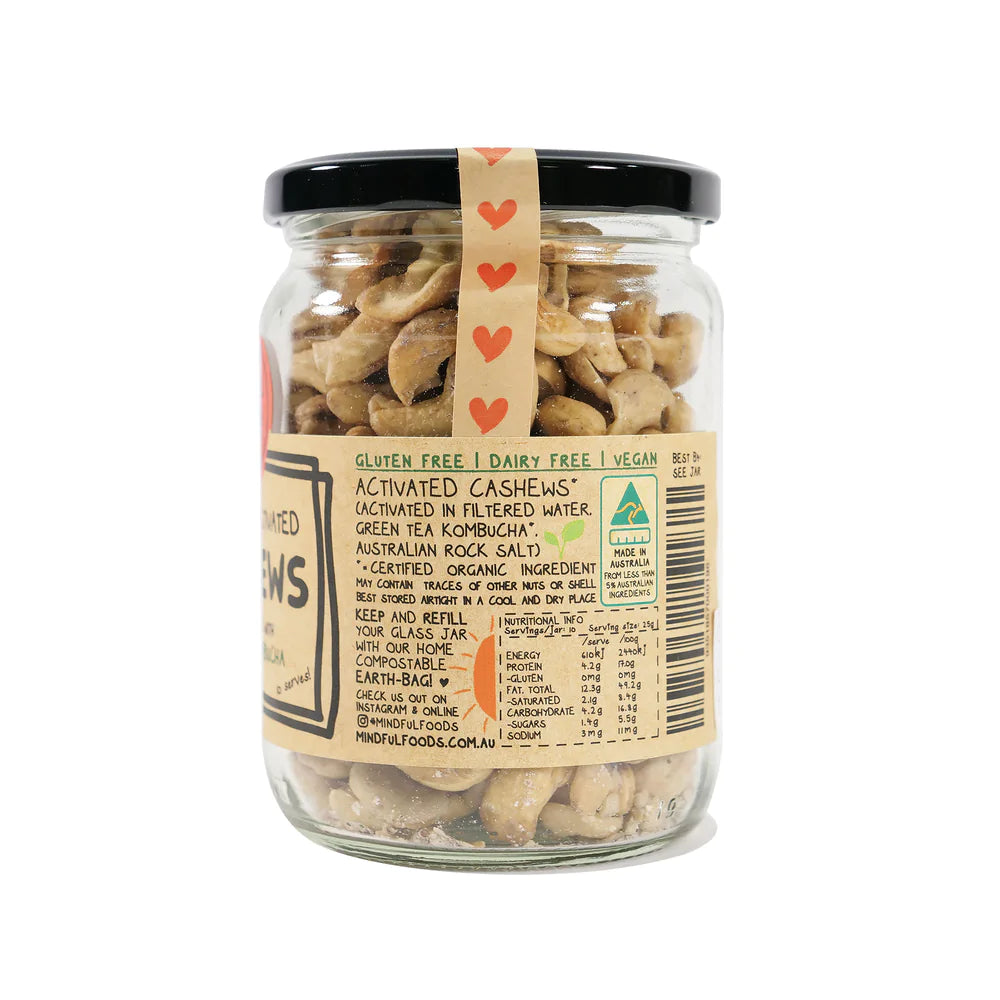 Mindful Foods Cashews Organic & Activated 250g