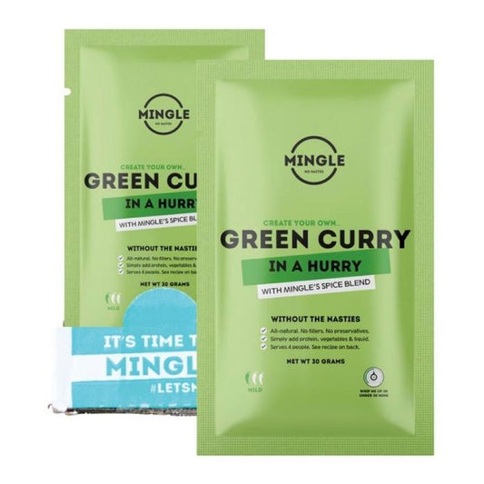 MINGLE Natural Seasoning Blend Green Curry 12x30g