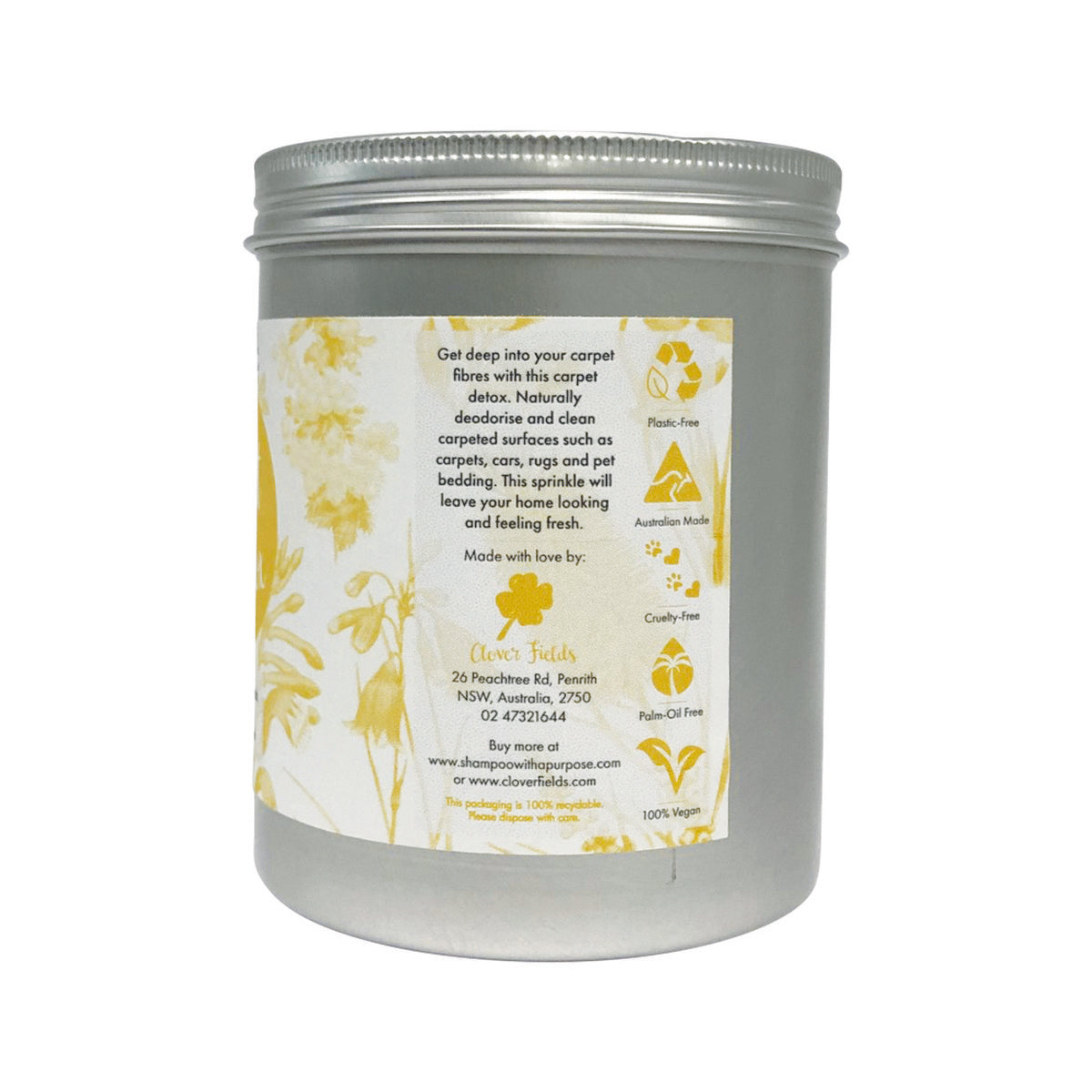 Minimal Essentials Carpet Detox Lemongrass Fresh 400g