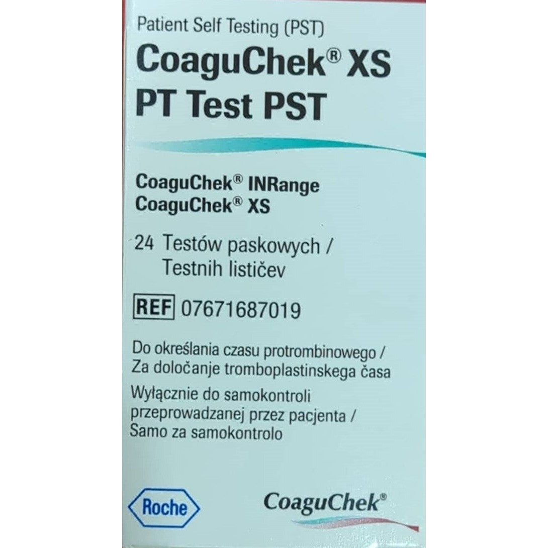 Coaguchek Xs Pt Pst Strips 24pk (6 Months+ Expiry)