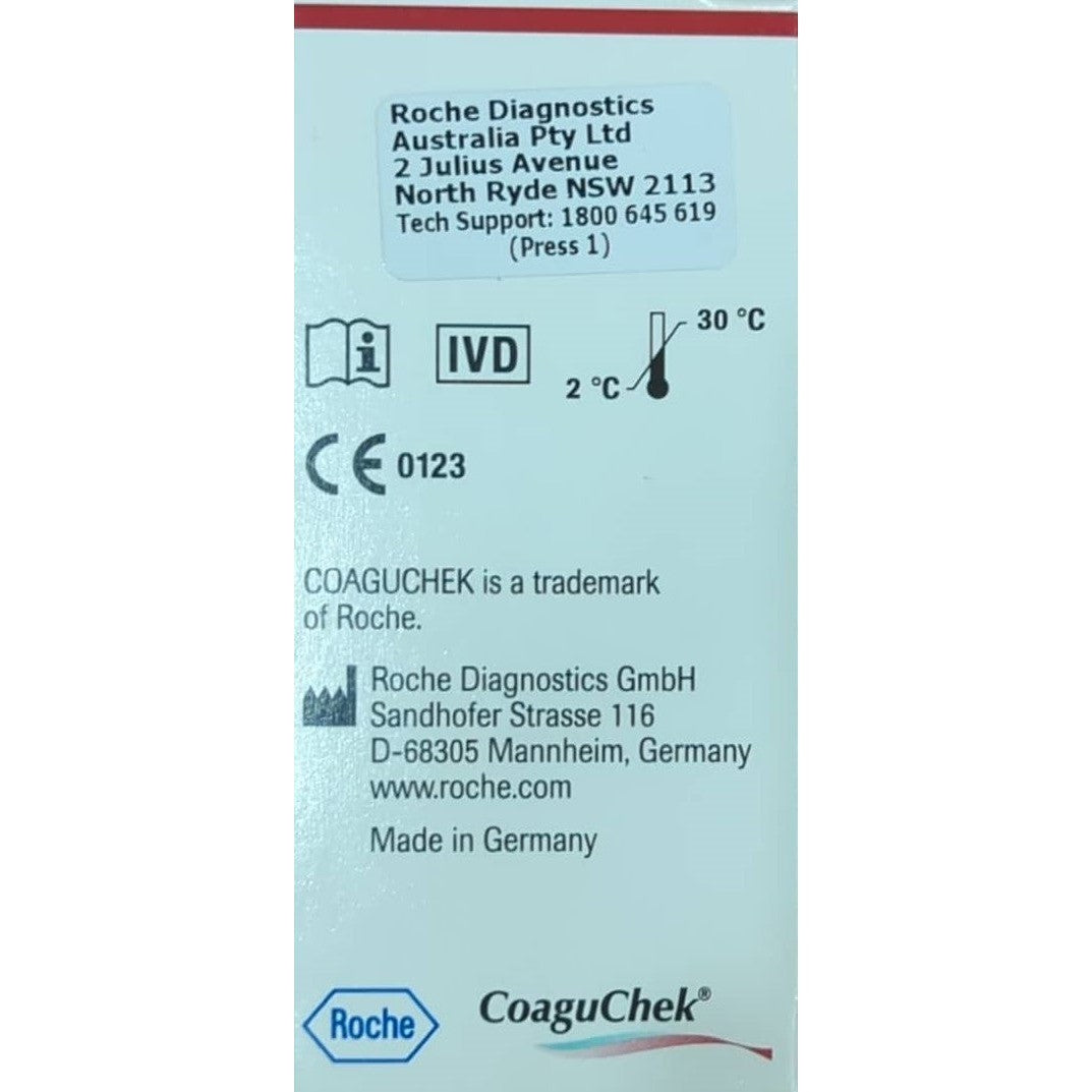 Coaguchek Xs Pt Pst Strips 24pk (6 Months+ Expiry)