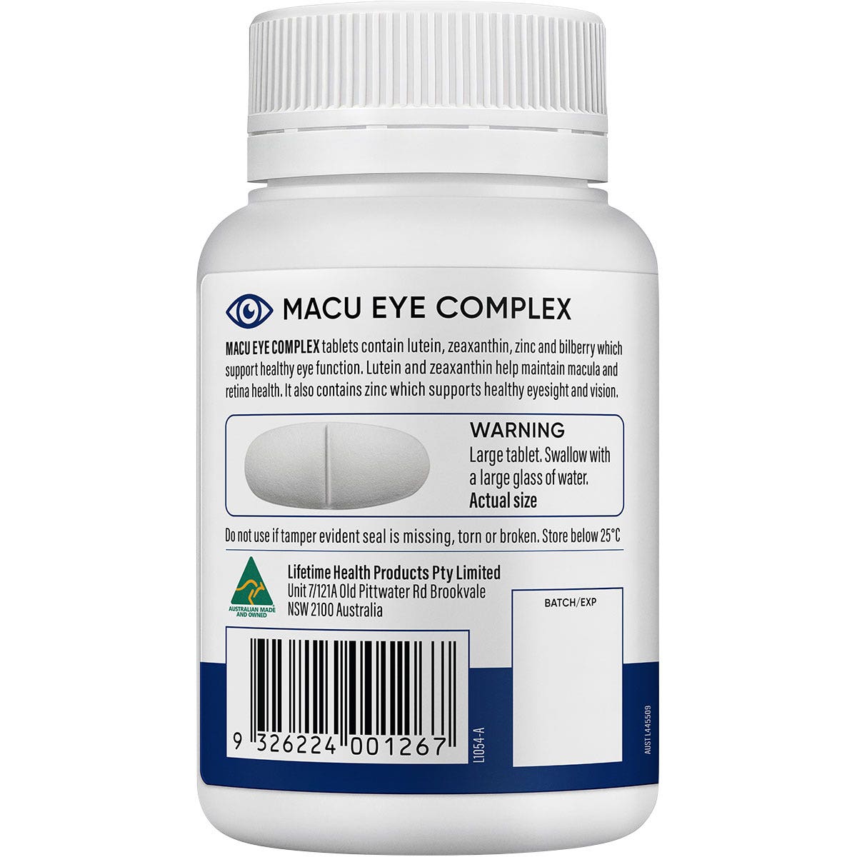Natural Life Macu Eye Complex 60 Caps