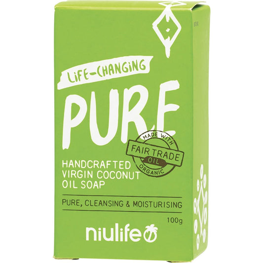 NIULIFE Coconut Oil Soap Pure 100g