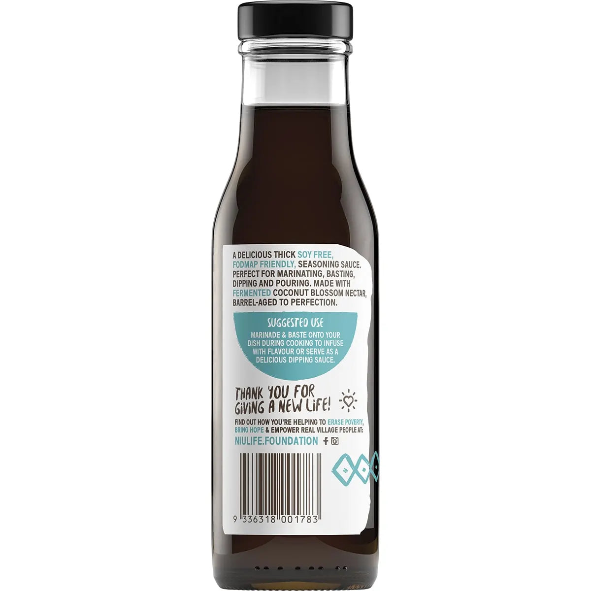 NIULIFE Organic Coconut Amino Sauce Extra Thick Naked 250ml