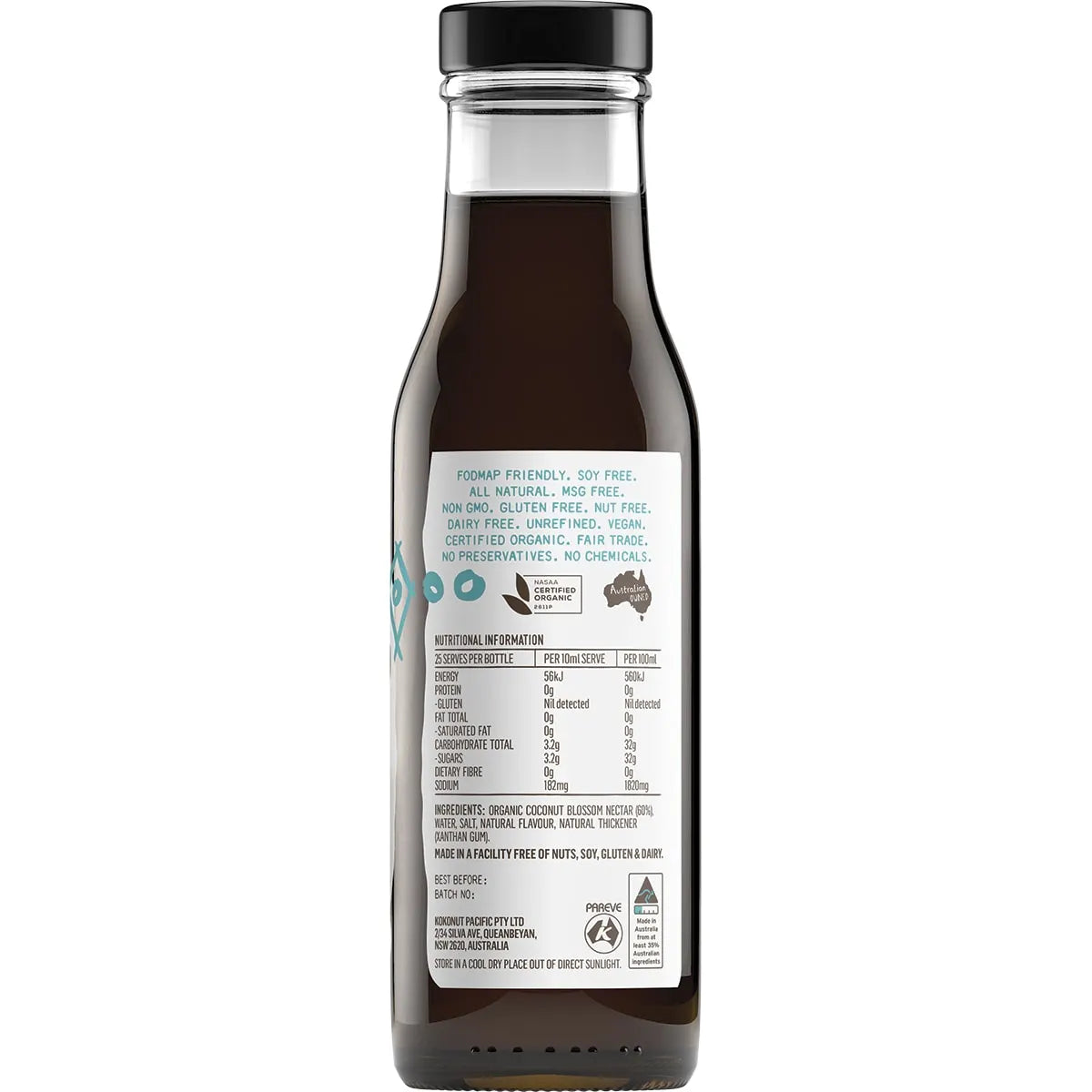 NIULIFE Organic Coconut Amino Sauce Extra Thick Naked 250ml