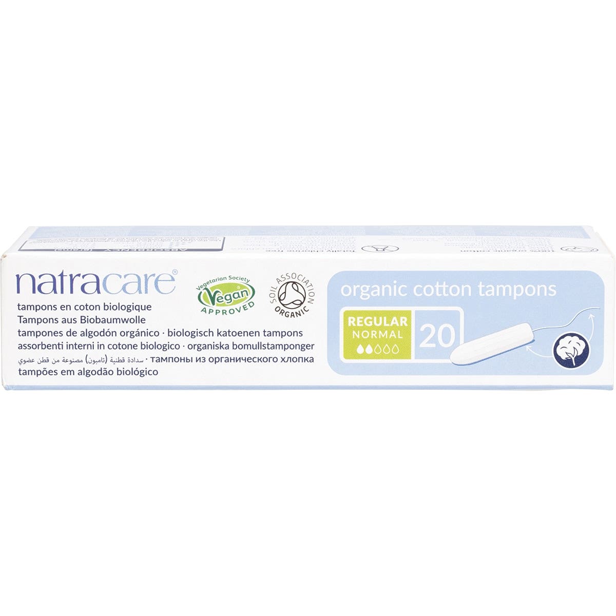 NATRACARE Tampons (Non-Applicator) Regular 20