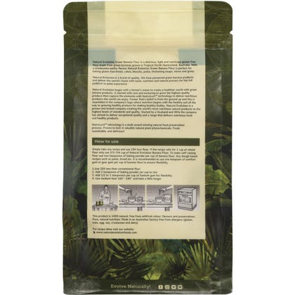 NATURAL EVOLUTION Green Banana Baking Flour - Green Banana - 454g