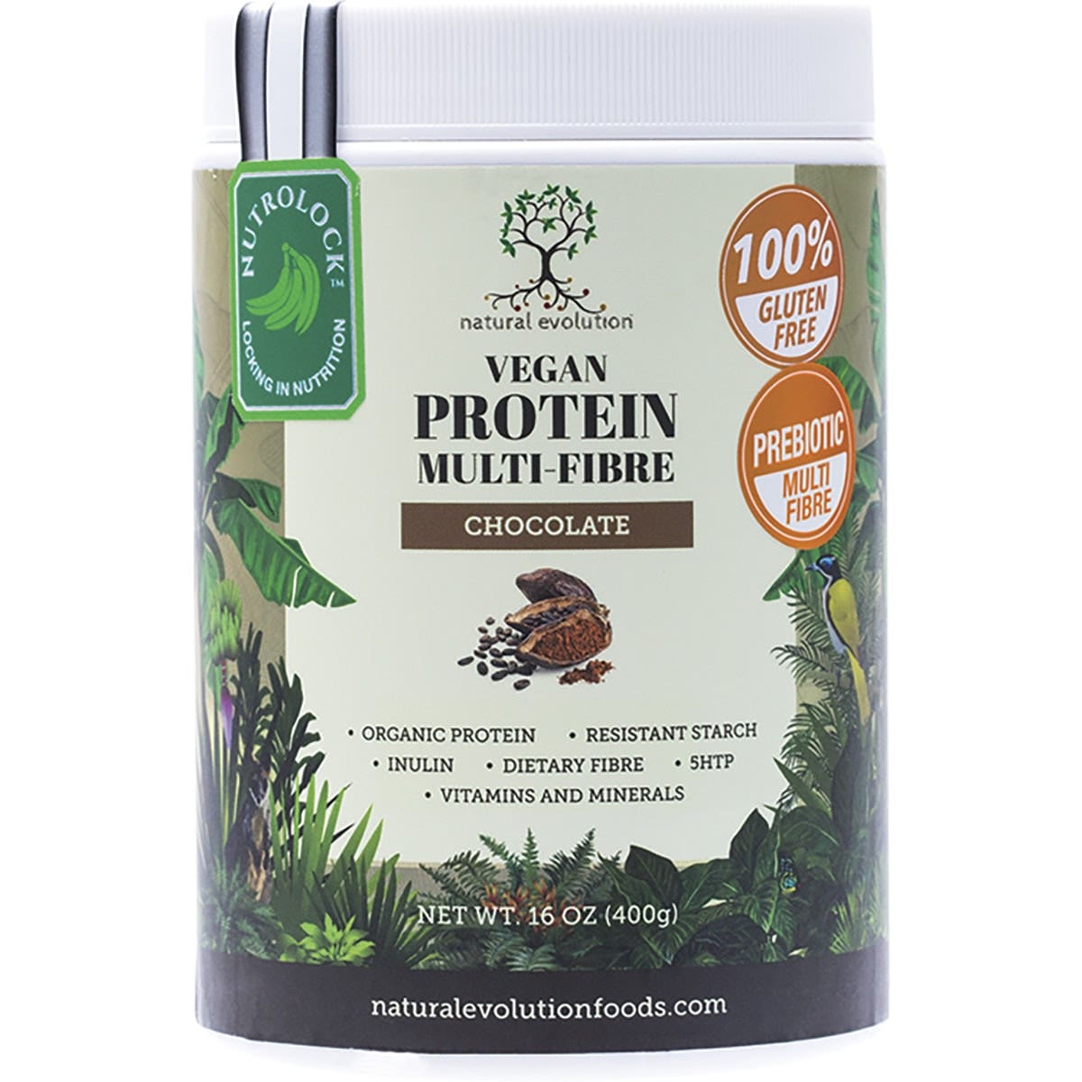 NATURAL EVOLUTION Vegan Protein Multi-Fibre Chocolate 400g