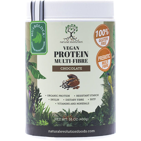 NATURAL EVOLUTION Vegan Protein Multi-Fibre Chocolate 400g
