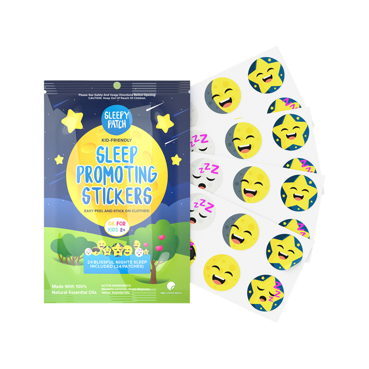 The Natural Patch Co. SleepyPatch Organic Sleep Promoting Stickers x 24 Pack