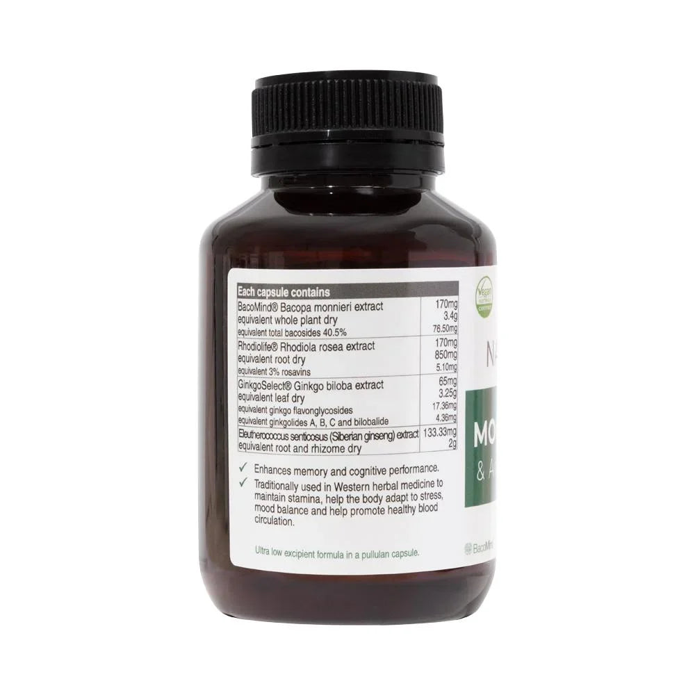 Naturobest Mood Memory & Adrenal Support 60c