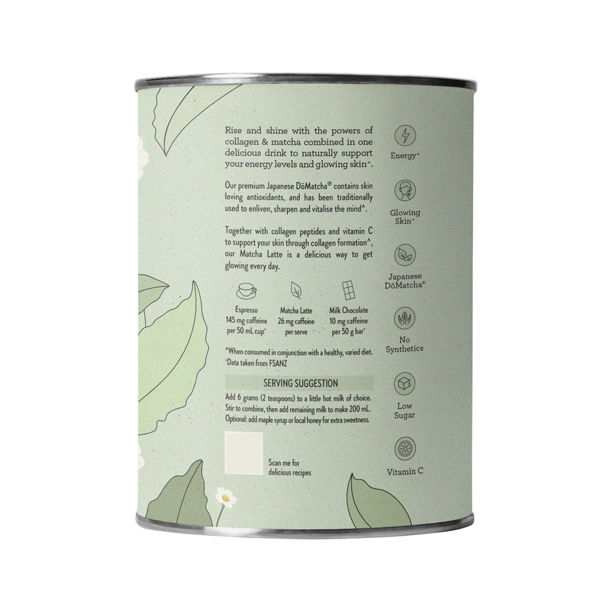 Nutra Organics Collagen Matcha Latte 100g