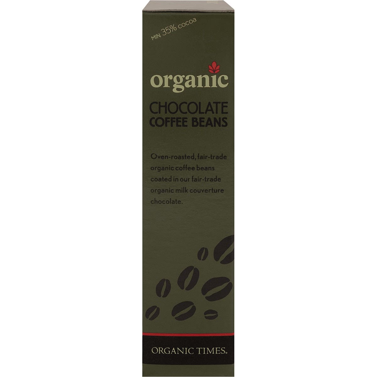 ORGANIC TIMES Milk Chocolate Coffee Beans 150g