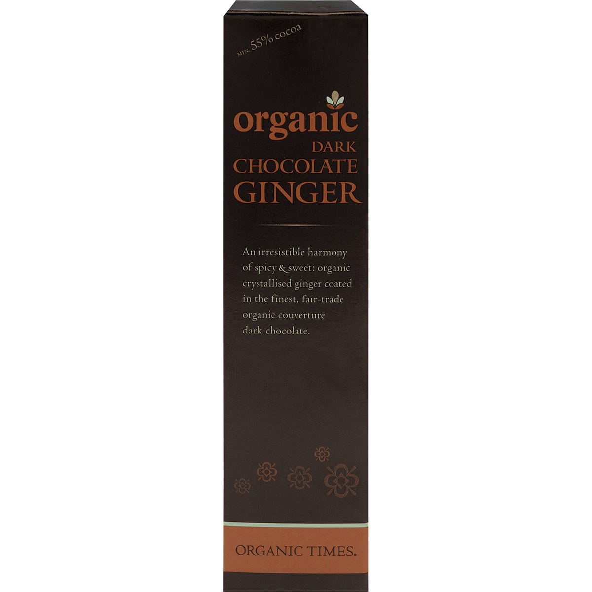 ORGANIC TIMES Dark Chocolate Ginger 150g