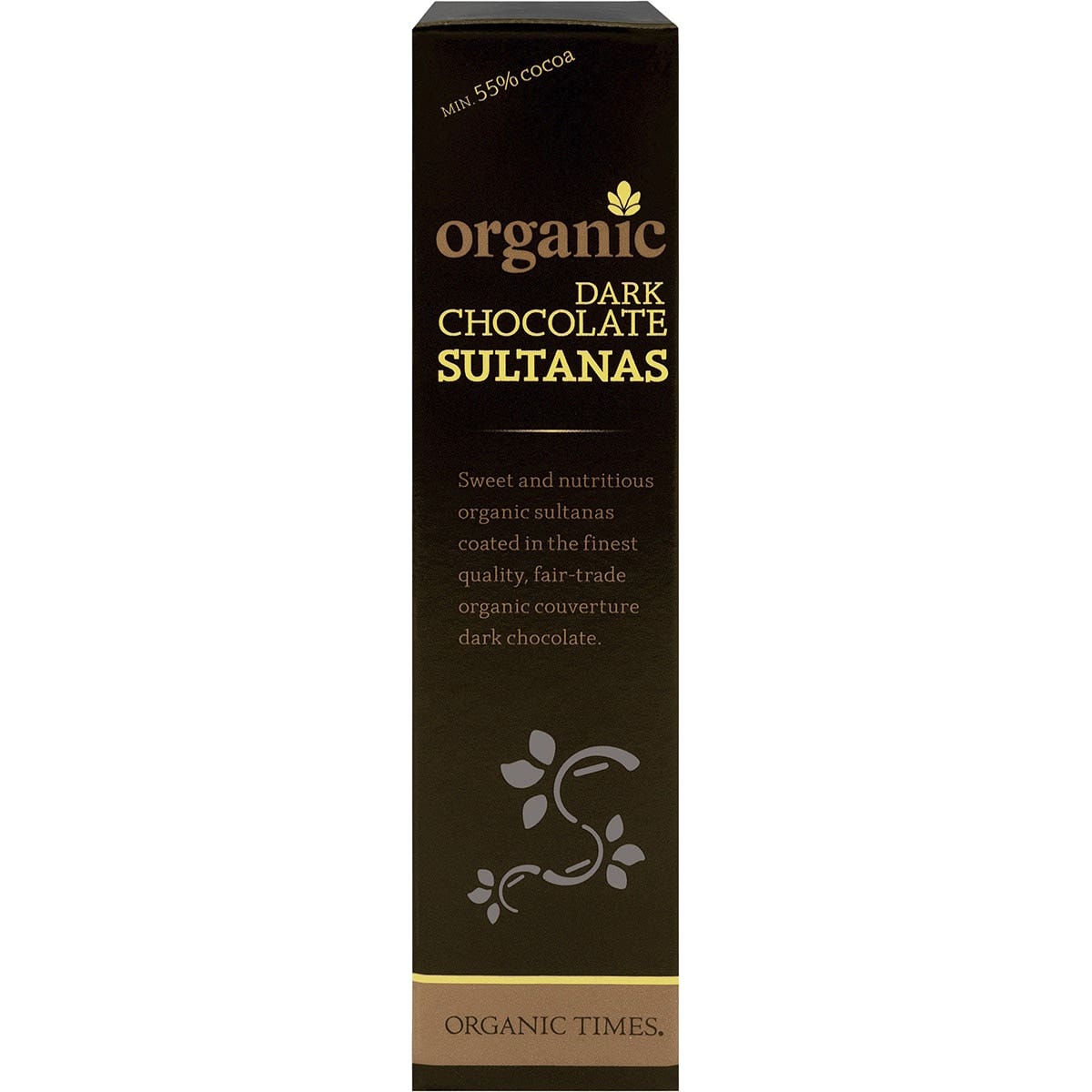 ORGANIC TIMES Dark Chocolate Sultanas 150g