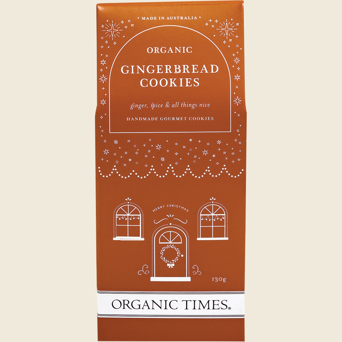 Organic Times Organic Gingerbread Cookies 130g