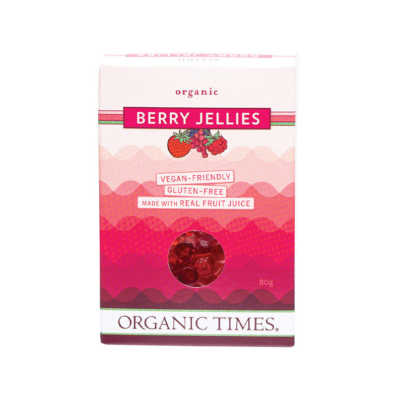 ORGANIC TIMES Berry Jellies 80g