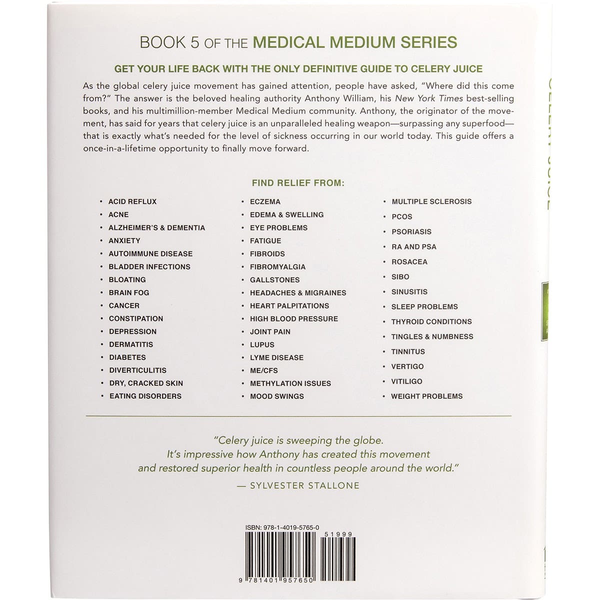 Book Medical Medium Celery Juice by Anthony William 1