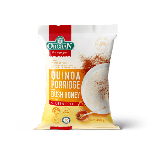 Orgran Gluten Free Porridge Quinoa Honey 400g(Pack of 5)