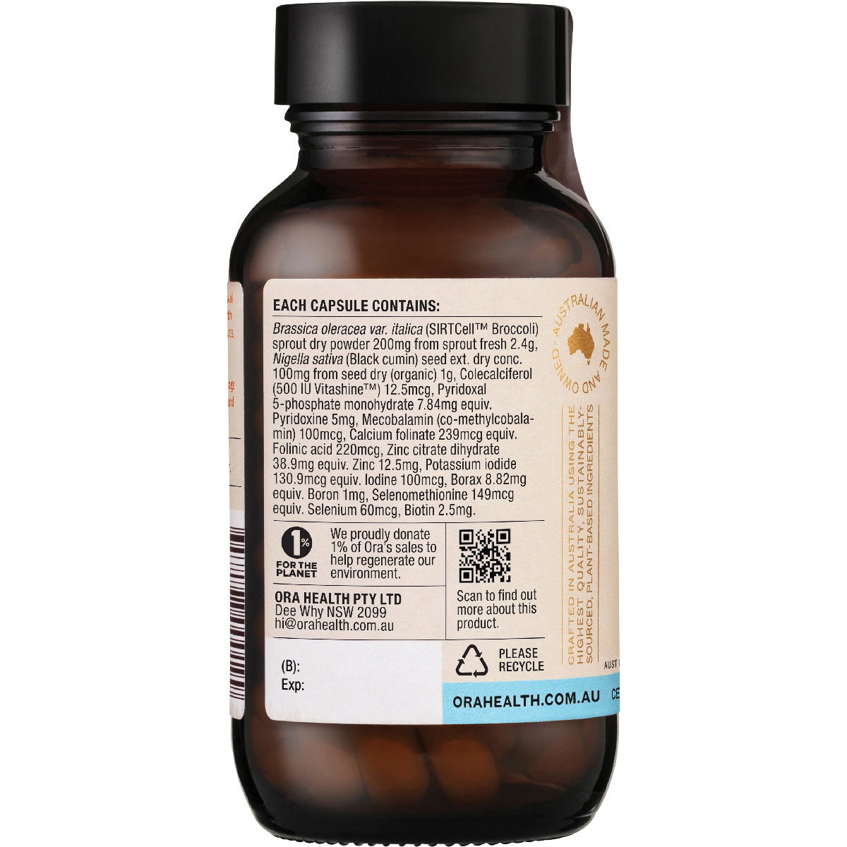 Ora Health Cellular Longevity Complex 60 Caps