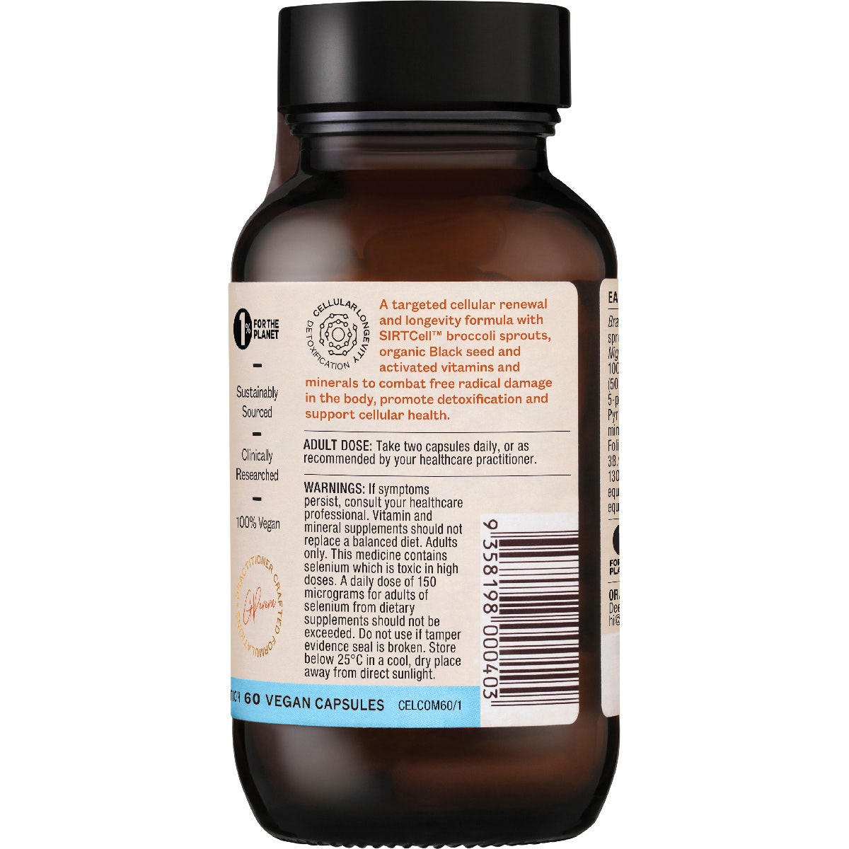 Ora Health Cellular Longevity Complex 60 Caps