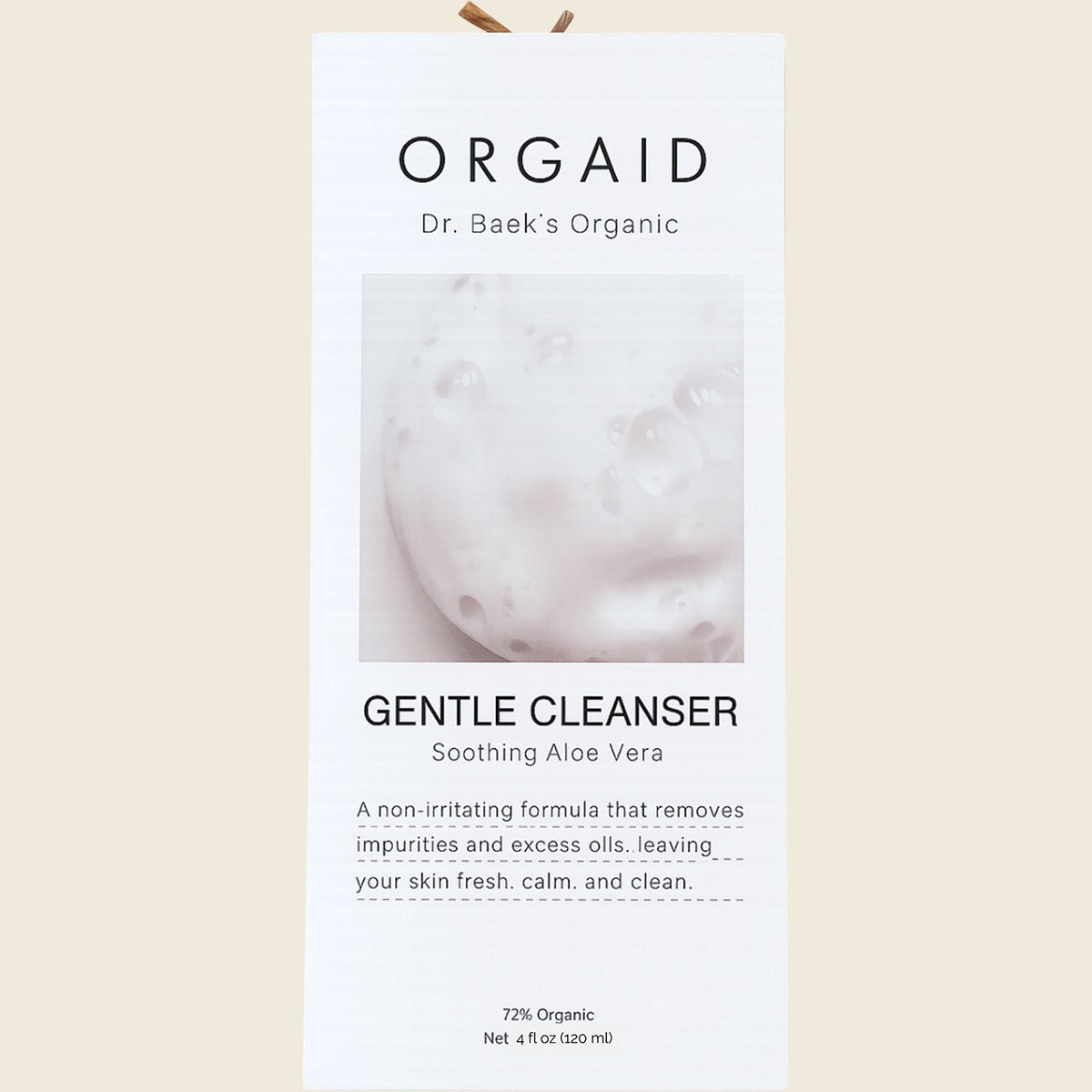 Orgaid Gentle Cleanser Soothing Aloe Vera 120ml