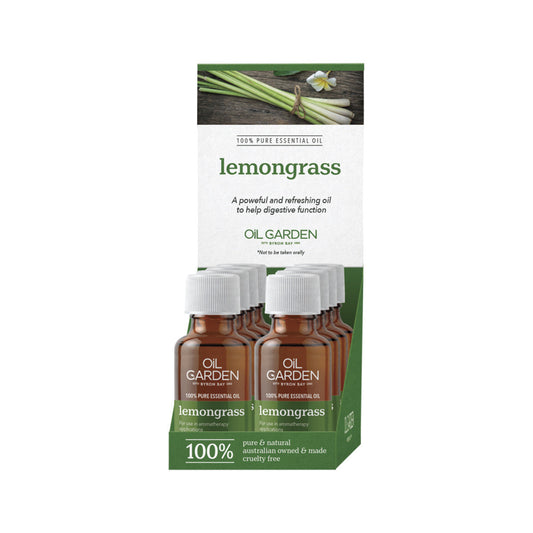 Oil Garden Essential Oil Lemongrass 25ml (Pack of 8)