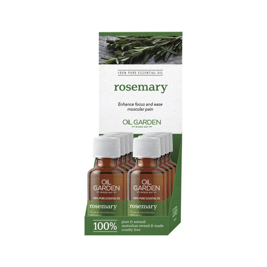 Oil Garden Essential Oil Rosemary 25ml (Pack of 8)