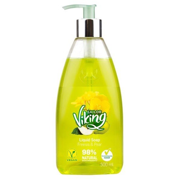 Viking Liquid Hand Wash Freesia & Pear 500ml 10PK