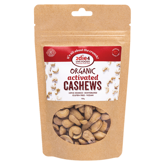 2die4 Live Foods Organic Activated Cashews 120g