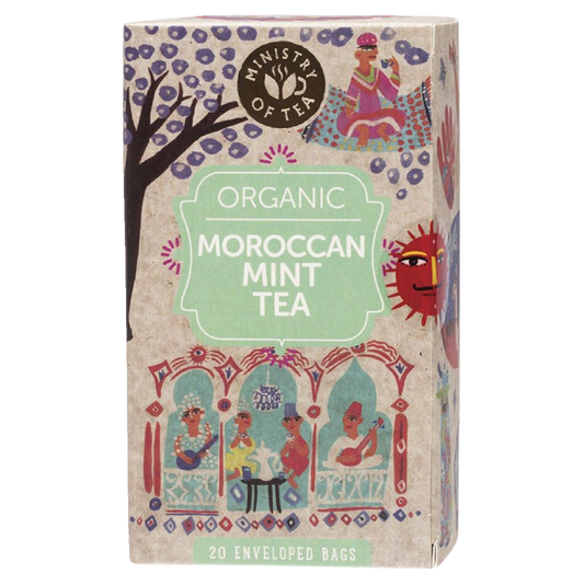 MINISTRY OF TEA Herbal Tea Bags Moroccan Mint Tea 20