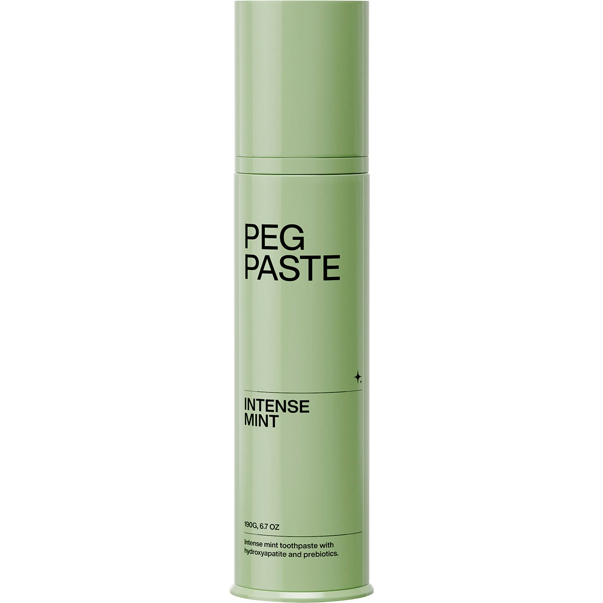 Peg Paste Natural Toothpaste With Hydroxyapatite Intense Mint 190g