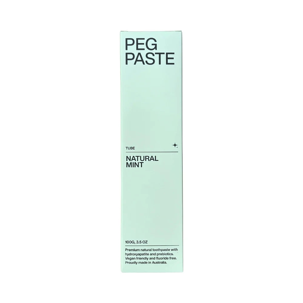 Peg Paste Toothpaste Natural Mint Tube 100g