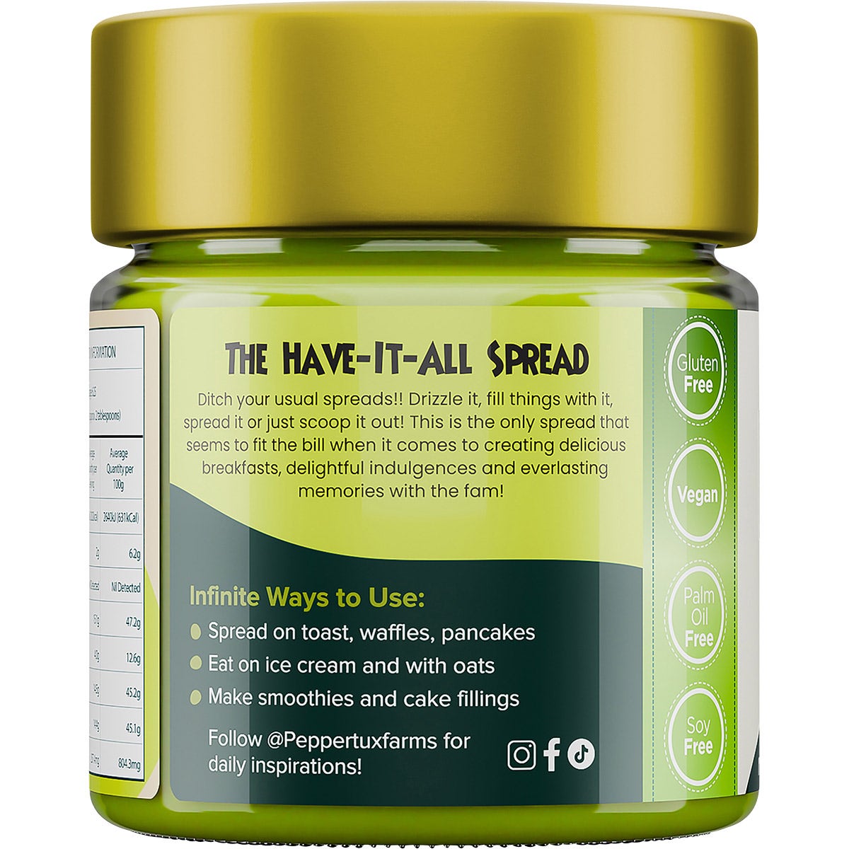 Peppertux Turkish Pistachio Cream 200g