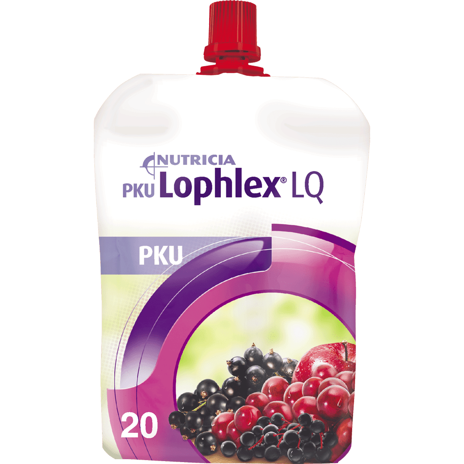 PKU Lophlex LQ20 Juicy Berries 125mL Pouches 30